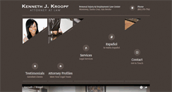 Desktop Screenshot of kroopflaw.com